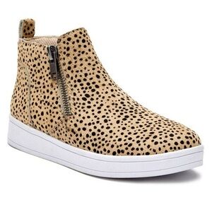 NWT Size 8 Coconuts by Matisse Goya Zip Calfskin High Tops